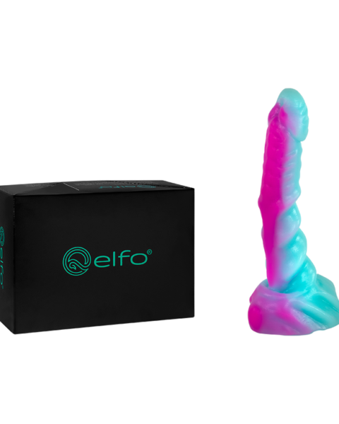 Dildo Anfibio Grande Verde Fucsia
